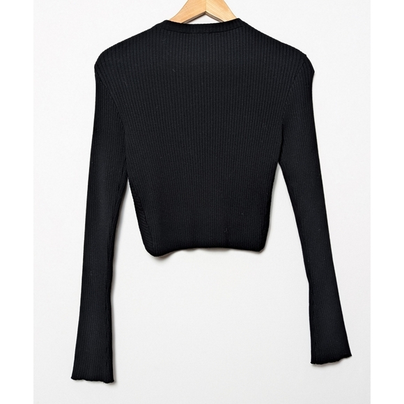 COURREGES Logo Sweater Black Large - Picture 9 of 11